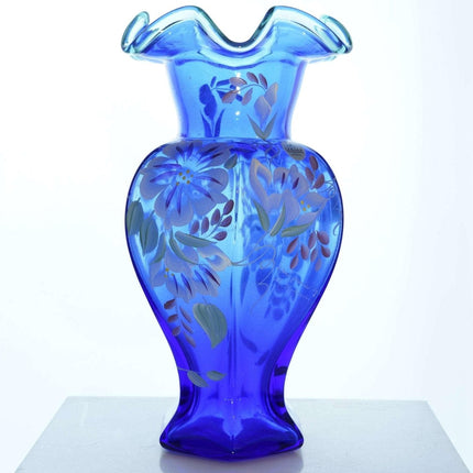 Cobalt Fenton 75 Year Vase - Estate Fresh Austin