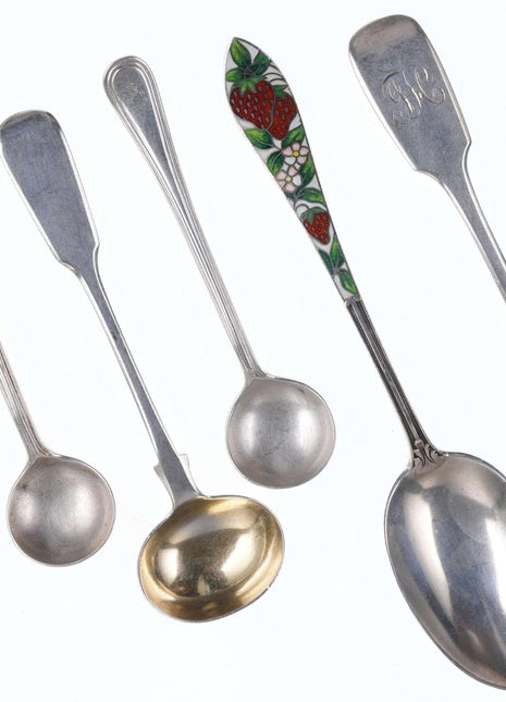 Collection of Interesting sterling spoons - Estate Fresh Austin