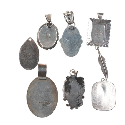 Collection of Native American/southwestern sterling pendants - Estate Fresh Austin