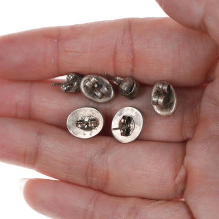 Collection of southwestern and Native American sterling earrings - Estate Fresh Austin