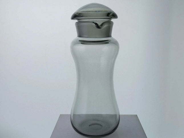 Danish Mid Century Modern Holmegaard Per Lutkin Smoke Cocktail Shaker / Decanter - Estate Fresh Austin