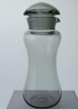 Danish Mid Century Modern Holmegaard Per Lutkin Smoke Cocktail Shaker / Decanter - Estate Fresh Austin