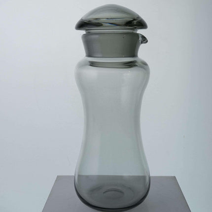 Danish Mid Century Modern Holmegaard Per Lutkin Smoke Cocktail Shaker / Decanter - Estate Fresh Austin