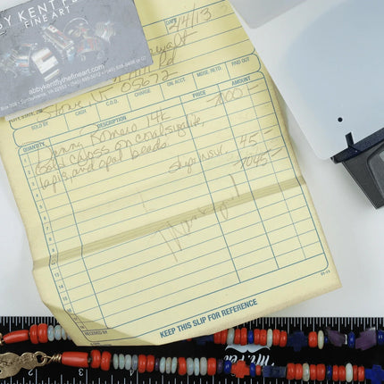 Danny Romero Yaqui (1954-2018) 14k Gold Diamond, Tanzanite, Opal, sugilite Necklace - Estate Fresh Austin