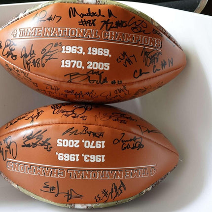 Darrell Royal Texas Memorial Stadium 4 Time National Championships Signed Footba - Estate Fresh Austin