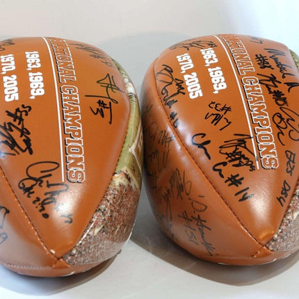 Darrell Royal Texas Memorial Stadium 4 Time National Championships Signed Footba - Estate Fresh Austin