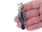 Darrin Livingston Navajo Sterling Fluorite pendant - Estate Fresh Austin