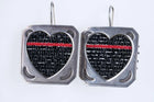 Daslin Southwestern Sterling beaded hearts earrings - Estate Fresh Austin