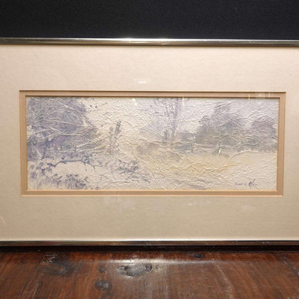 David S Clow Kansas City Listed Artist Impressionism Watercolor on handmade pape - Estate Fresh Austin