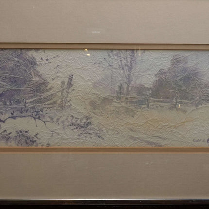 David S Clow Kansas City Listed Artist Impressionism Watercolor on handmade pape - Estate Fresh Austin