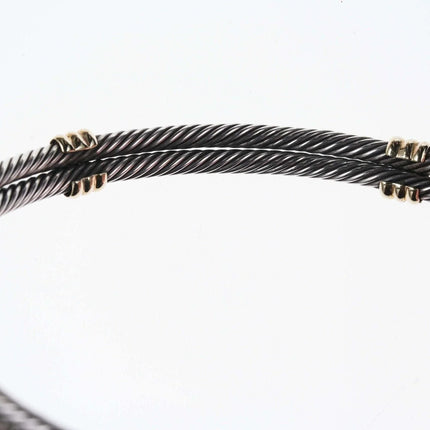 David Yurman Sterling/14k Collar necklace - Estate Fresh Austin