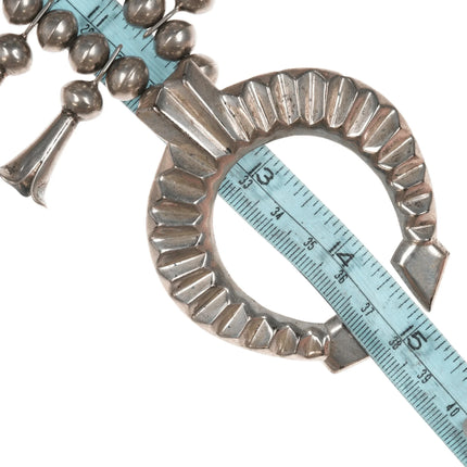 Della & Francis James Navajo silver squash blossom necklace - Estate Fresh Austin