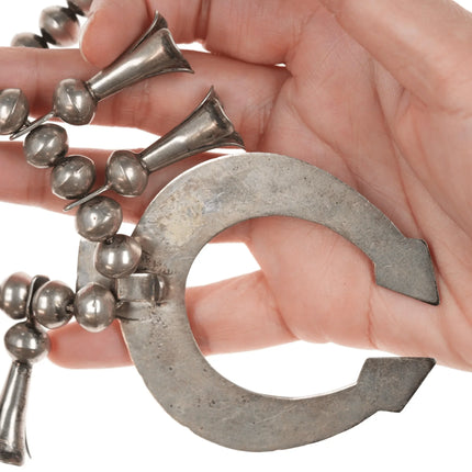 Della & Francis James Navajo silver squash blossom necklace - Estate Fresh Austin