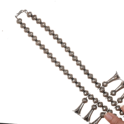 Della & Francis James Navajo silver squash blossom necklace - Estate Fresh Austin