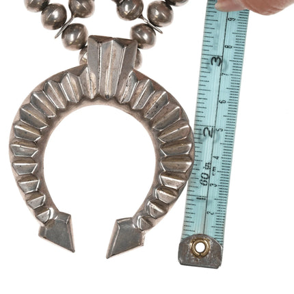 Della & Francis James Navajo silver squash blossom necklace - Estate Fresh Austin