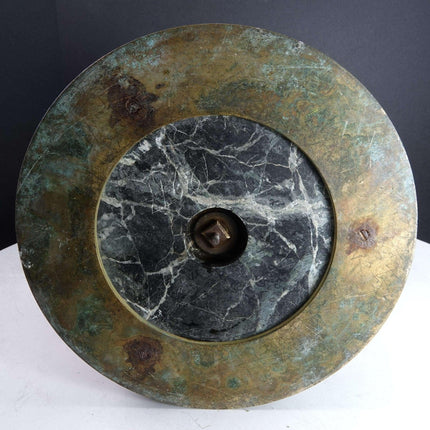 Denys Puech (1854-1942) French Bronze Dore Statue of Boy with Fish - Estate Fresh Austin