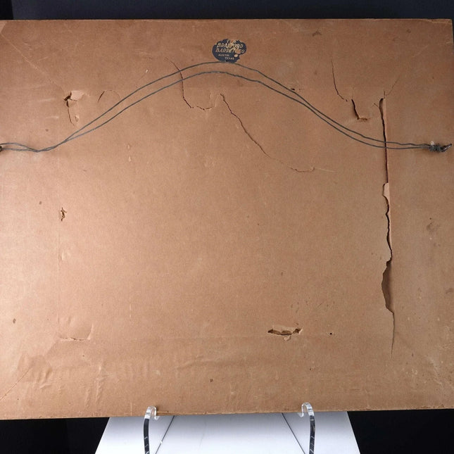 Dewey Bradford (1896-1985) Austin Texas Landscape c1920's Oil on Canvas Board - Estate Fresh Austin