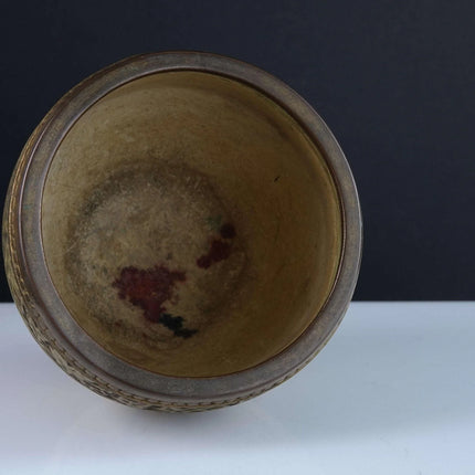 Dini & Cellai Italian Bronze Mounted Terracotta Cachepot - Estate Fresh Austin