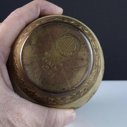 Dini & Cellai Italian Bronze Mounted Terracotta Cachepot - Estate Fresh Austin