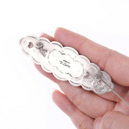 Don Lucas Southwestern sterling coral, and Sugilte Hatpin - Estate Fresh Austin