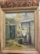 Dutch Country Painting J.C. Van Wassenaar Listed Artist 20.5