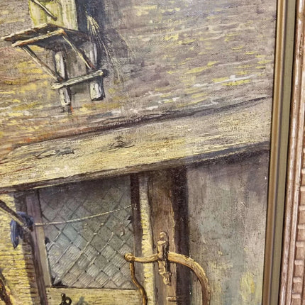 Dutch Country Painting J.C. Van Wassenaar Listed Artist 20.5" x 24" canvas - Estate Fresh Austin