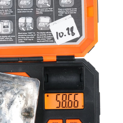 E Vintage Navajo sterling chip inlay belt buckle - Estate Fresh Austin