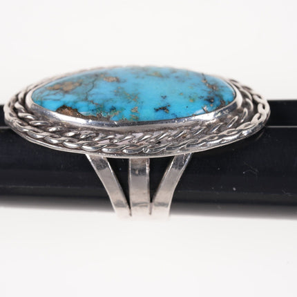 sz8.5 Vintage Navajo Sterling and turquoise ring