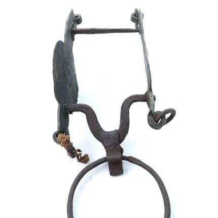 Early African Dogon/ Taureg brass and iron horse ring bit - Estate Fresh Austin