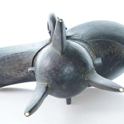 Early Archaistic/Archaic Chinese Bronze Jue Ritual Wine Vessel - Estate Fresh Austin