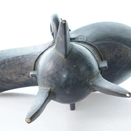 Early Archaistic/Archaic Chinese Bronze Jue Ritual Wine Vessel - Estate Fresh Austin