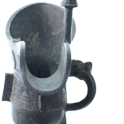 Early Archaistic/Archaic Chinese Bronze Jue Ritual Wine Vessel - Estate Fresh Austin