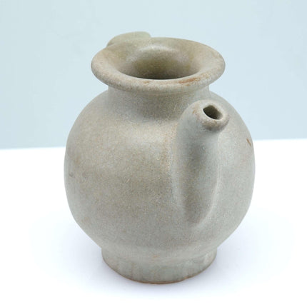 Early Celadon Stoneware Water Dropper in Teapot Form - Estate Fresh Austin