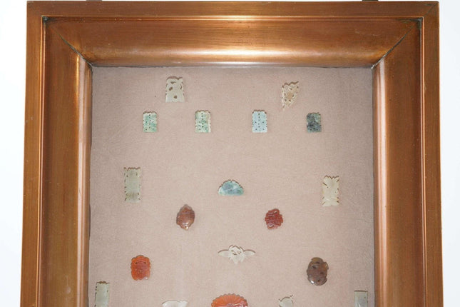 Early Chinese Jade/Carnelian Button collection - Estate Fresh Austin