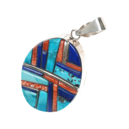 Edison Yazzie Navajo Cobblestone sterling pendant - Estate Fresh Austin
