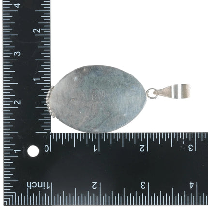 Edison Yazzie Navajo Cobblestone sterling pendant - Estate Fresh Austin