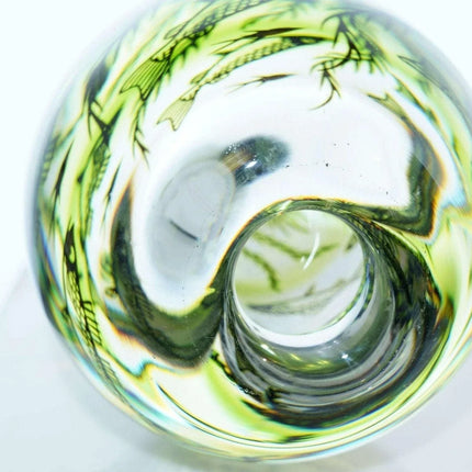 Edward Hald (1883-1980) for Orrefors, Graal Fish Vase 1963 Mid century Modern - Estate Fresh Austin