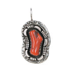EG Navajo Sterling branch coral pendant - Estate Fresh Austin