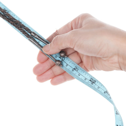 Ernest Medina Zia Sterling inlaid shell bolo tie - Estate Fresh Austin