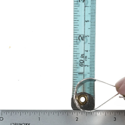 Ernest Roy Begay Navajo Turquoise and coral cluster pendant - Estate Fresh Austin