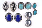 Estate collection Vintage Sterling clip on earrings - Estate Fresh Austin
