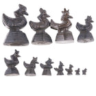 Extensive Antique Burmese Bronze opium weight set df - Estate Fresh Austin