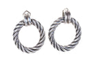 Flli Menegatti Sterling Hoop earrings - Estate Fresh Austin