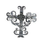 Foree Hunsicker (1932-2015) large Sterling Silver cross pin - Estate Fresh Austin