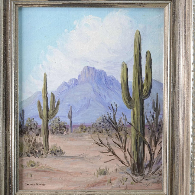 Frances Blinebry(1910-1995) 1950's Peak Mountain in Arizona, El Paso Texas Artis - Estate Fresh Austin