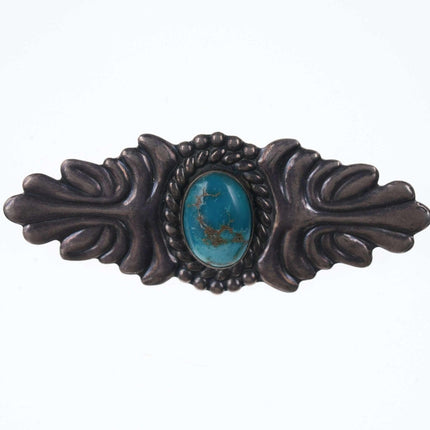 Fred Harvey Era Turquoise/sterling pin - Estate Fresh Austin