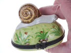 French Limoges hand painted snail trinket box q - Estate Fresh Austin