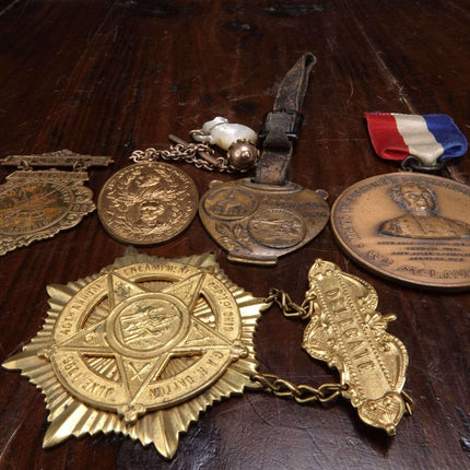 G.A.R. civil War Veteran GAR Annual Encampment Medals/Watch Fobs 1896, 1904, 19 - Estate Fresh Austin