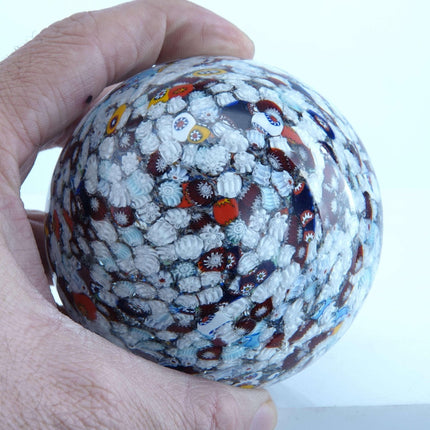 Gentile Glass Millefiori Paperweight - Estate Fresh Austin