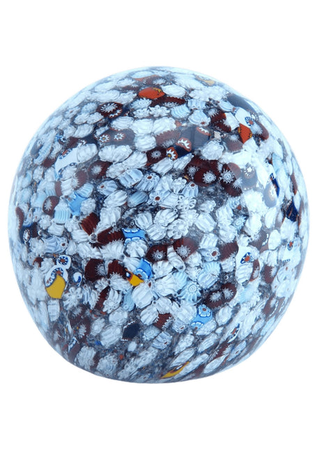 Gentile Glass Millefiori Paperweight - Estate Fresh Austin